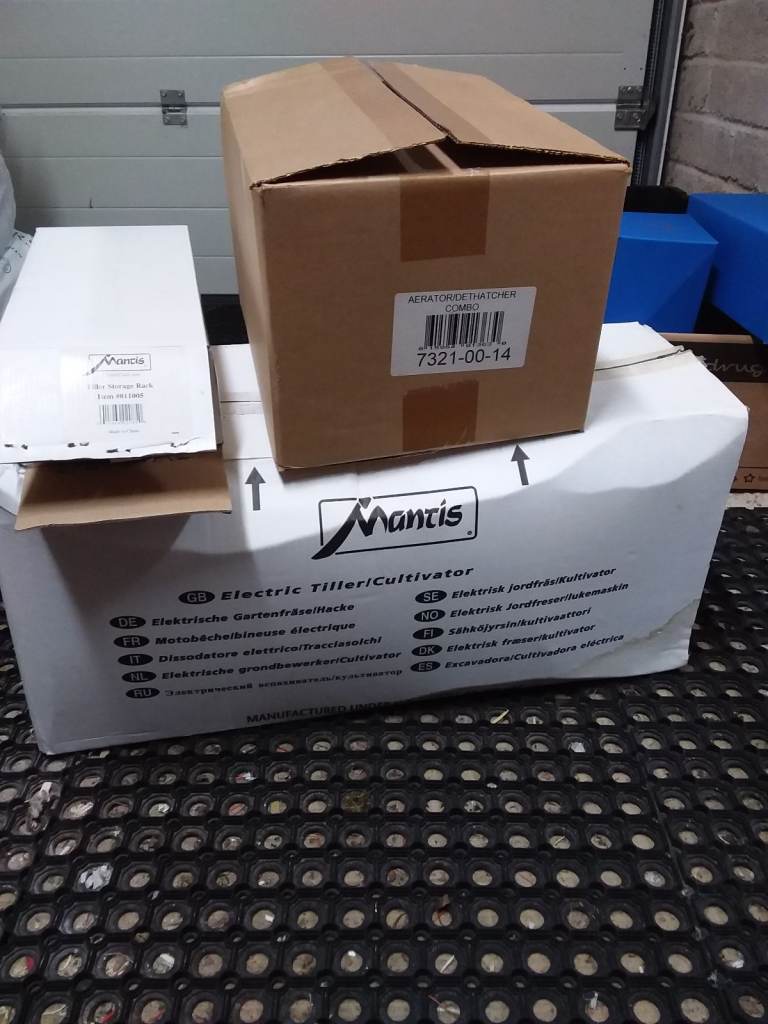 Mantis Electric Tiller With Accessories