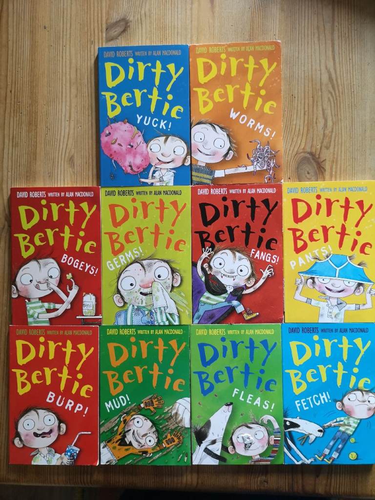 10x Dirty Bertie Kids Books. David Roberts £5