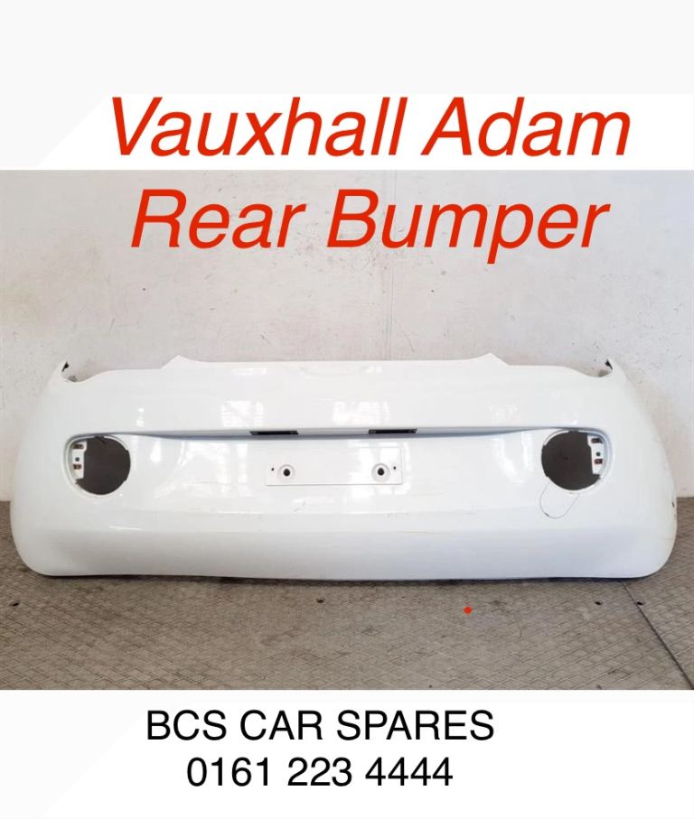 Vauxhall Genuine. Adam. Back Bumper. White. 