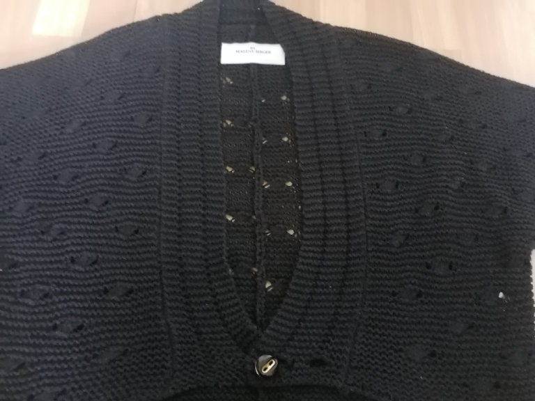 Vintage Y2K Designer MALENE BIRGER Cropped Cardigan. Ex Cond. Size : S / M 