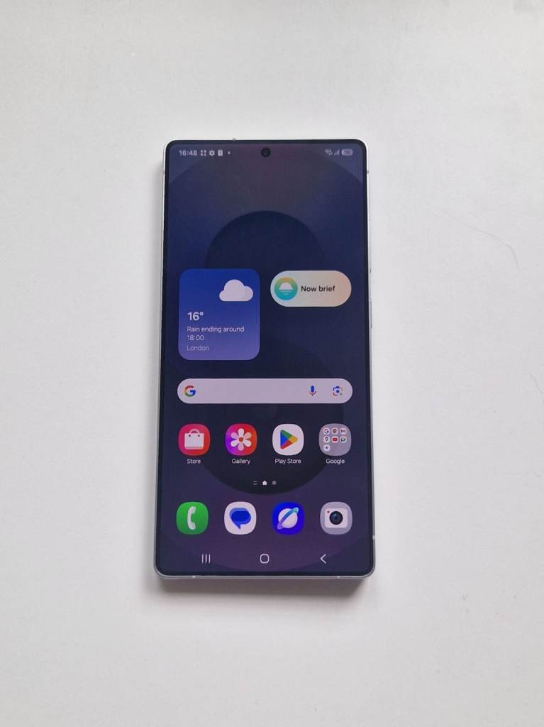 Samsung Galaxy S25 Ultra 256GB Titanium Silver Blue 100% Battery