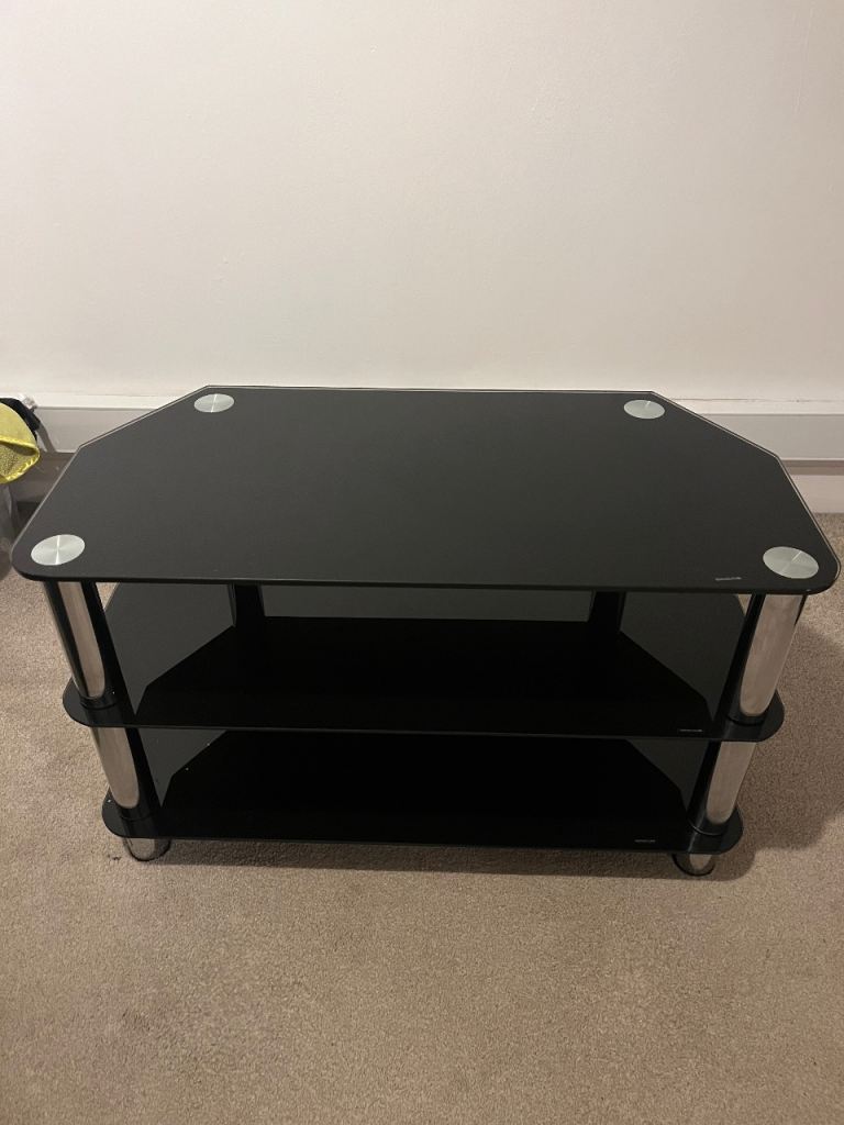 FREE GLASS TOP TV STAND COLLECTION ONLY