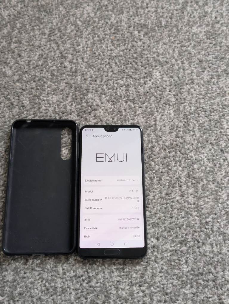 Huawei P20 pro 128G unlocked to any network in immaculate condition comes with case 