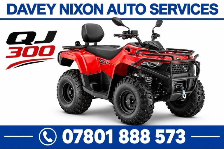 QJMotor ATV SFA 300 AG 2026 – High Performance Off-Road Vehicle