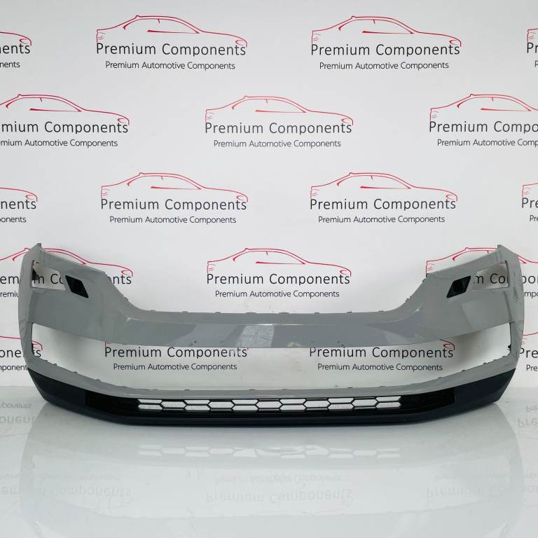 Skoda Kodiaq Front Bumper Skin Genuine Grey With Trim 2017 - 2021 [an17]