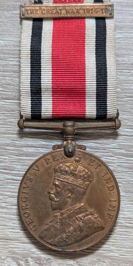 WW1 King George V Special Constabulary Long Service Medal for Arthur P. Preston