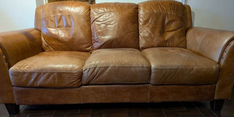 Leather sofa