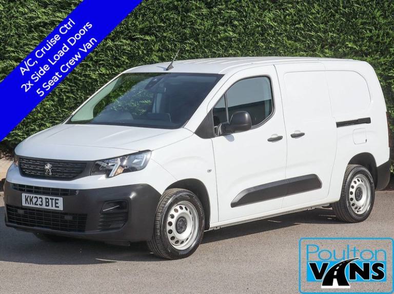 2023 Peugeot Partner 850 Professional Premium+ 100BHP LONG L2 5 Seat Crew Van, Air Con, Cruise,  ...