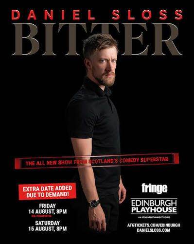 Daniel Sloss: Bitter Comedy Show Tickets - Edinburgh Playhouse