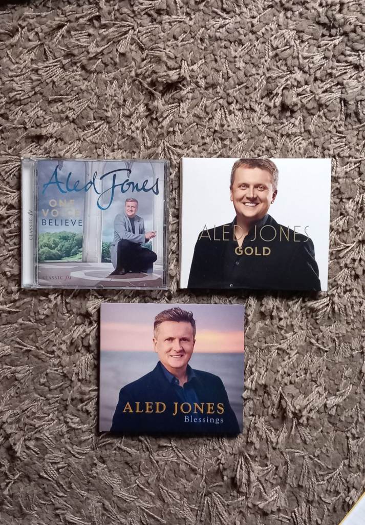 3 Aled Jones Cds. 50p each. 