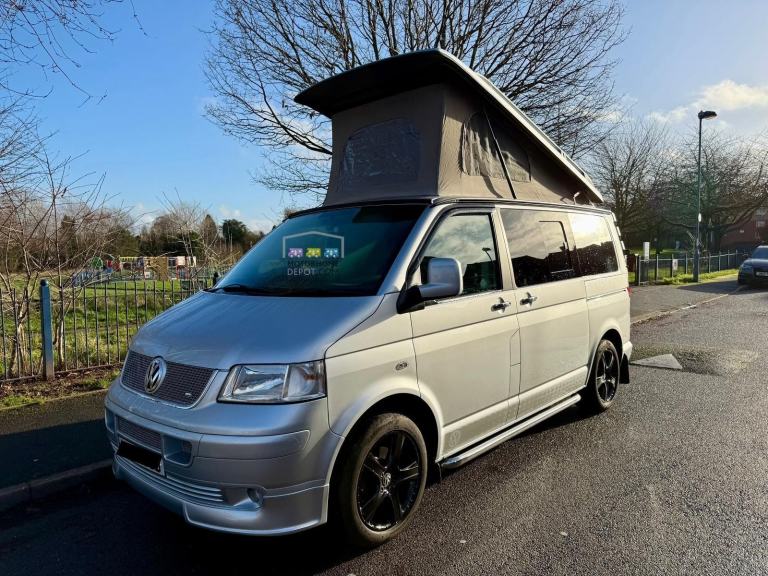 Volkswagen VW T5 4 Berth Pop Top Camper Van For Sale 