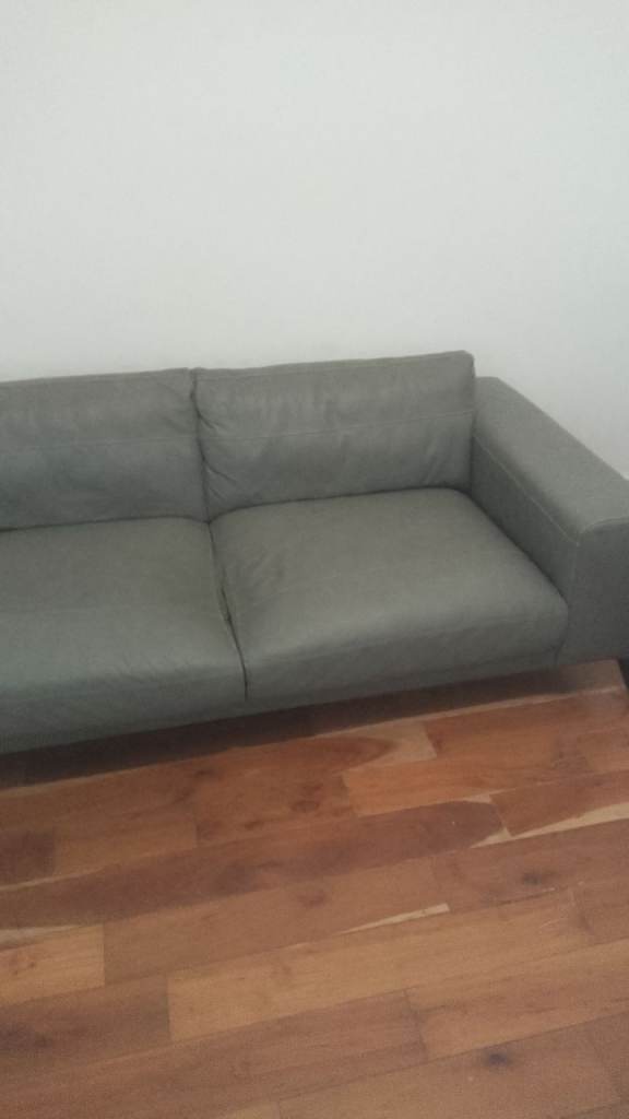 100 percent leather sofa. 200 ono