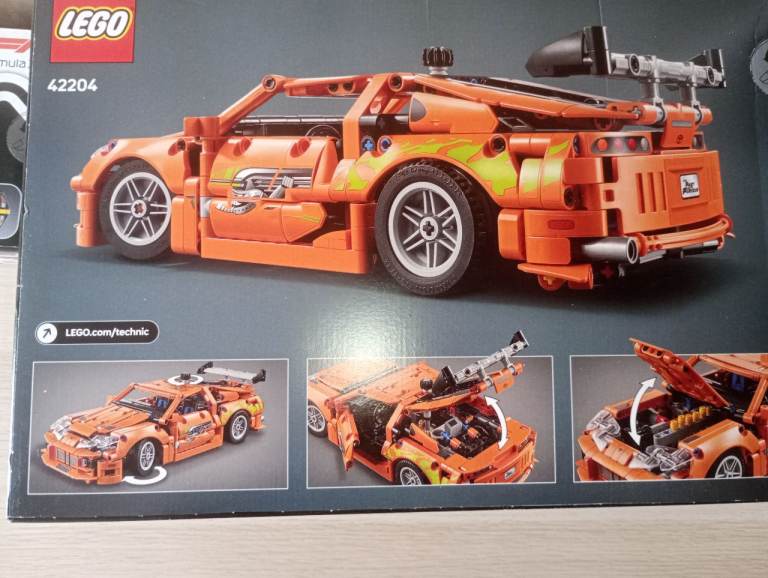 Brand New LEGO Technic Fast & Furious Toyota Supra Mk4 42204