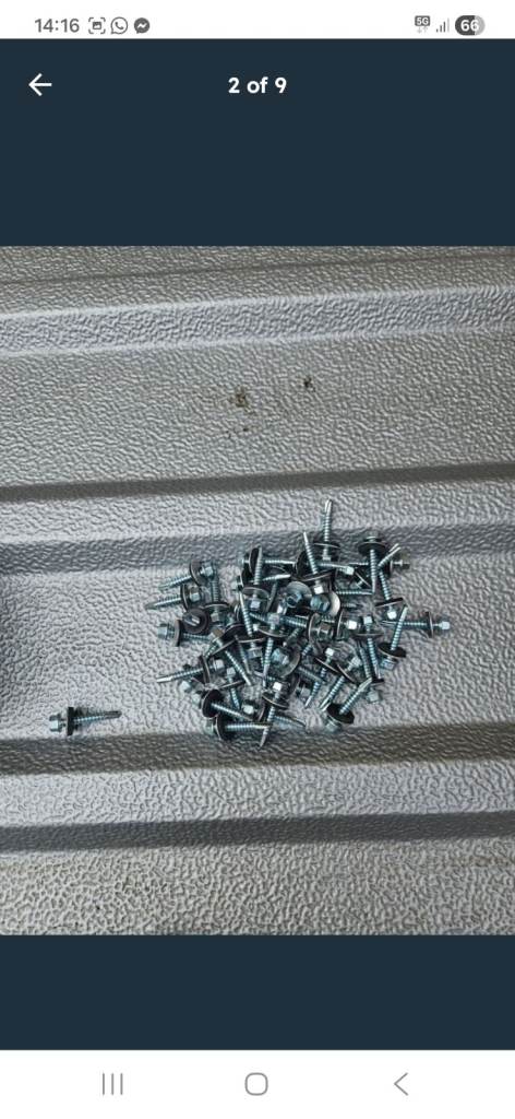 50 hex washer head self drilling screws
