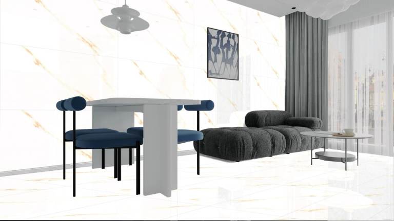 BRAND NEW : 25 'White Marble with Delicate Gold Veins' GLOSSY Porcelain LARGE Tiles 600x1200mm