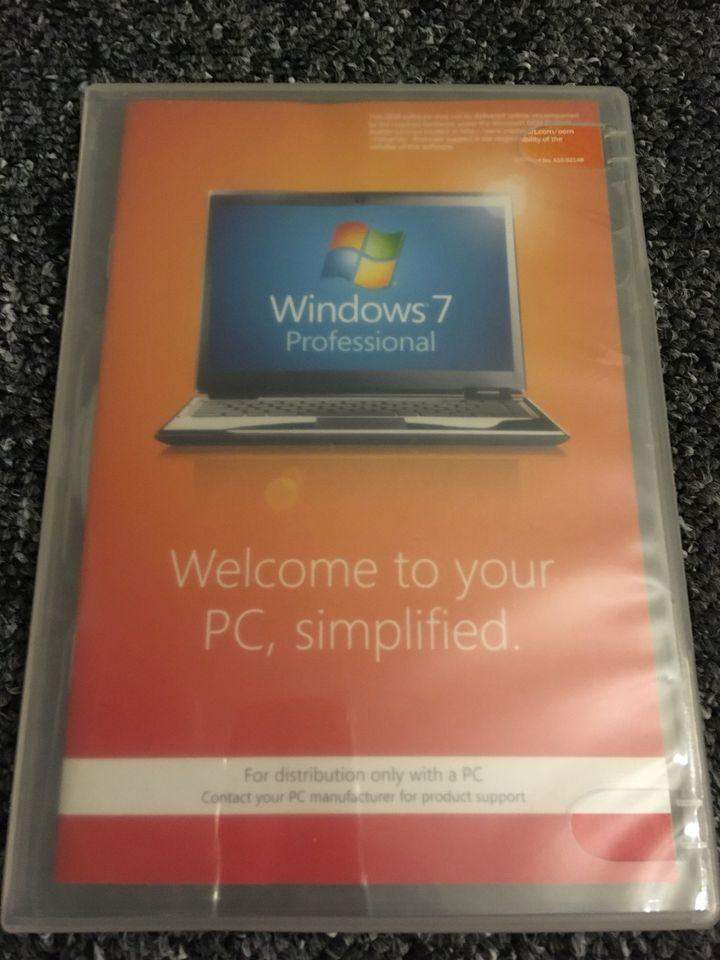 Windows 7 Pro installation disc 32 bit version
