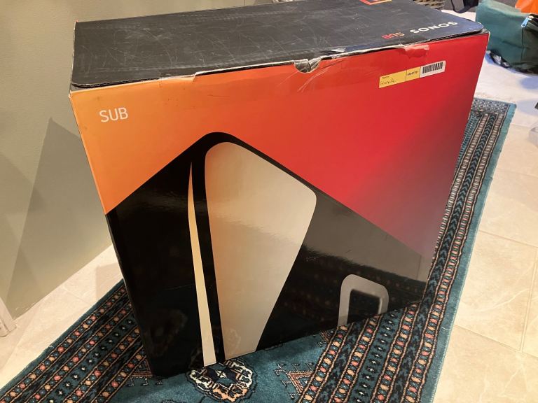 Sonos sub Gen2 never used still boxed