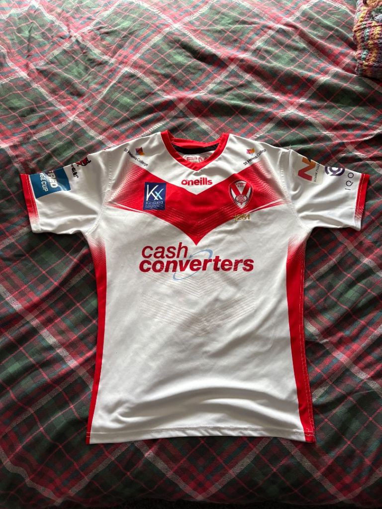 Challenge Cup 2021 Rugby League St.Helens player issue shirt 