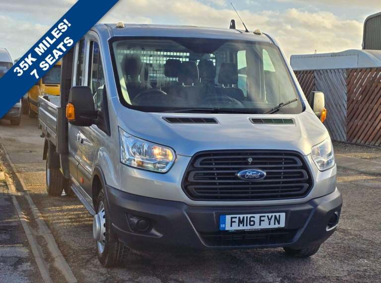 2016 Ford Transit 2.2 TDCi 350 Double Cab Dropside 4dr Diesel Manual RWD L3 H1 Euro 5 (DRW) ( CHA...
