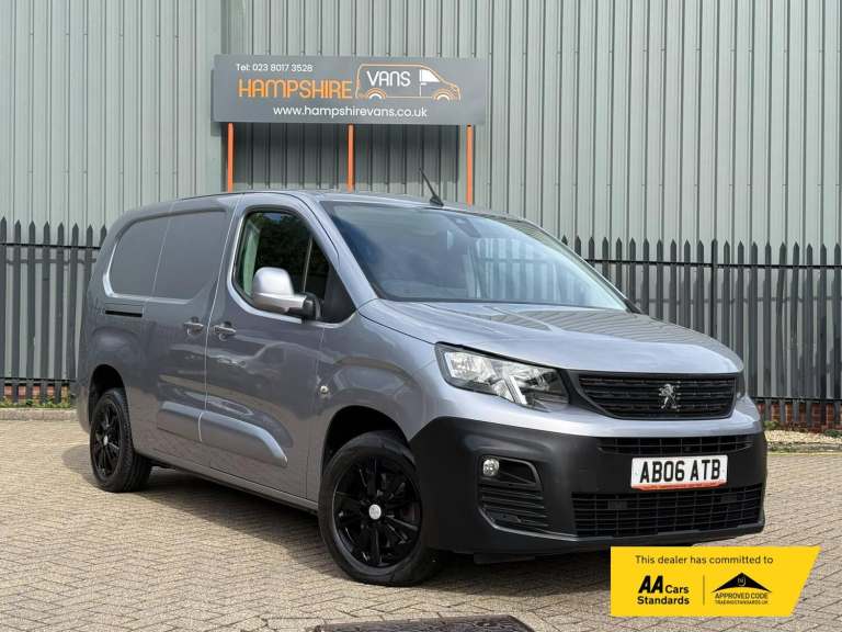 2019 Peugeot Partner 1.5 BlueHDi 950 Asphalt Long Panel Van 6dr Diesel Manual LWB Euro 6 (s/s) ( ...