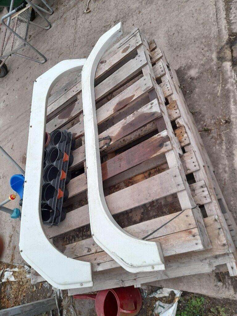 Compass twin axle caravan wheel spats 