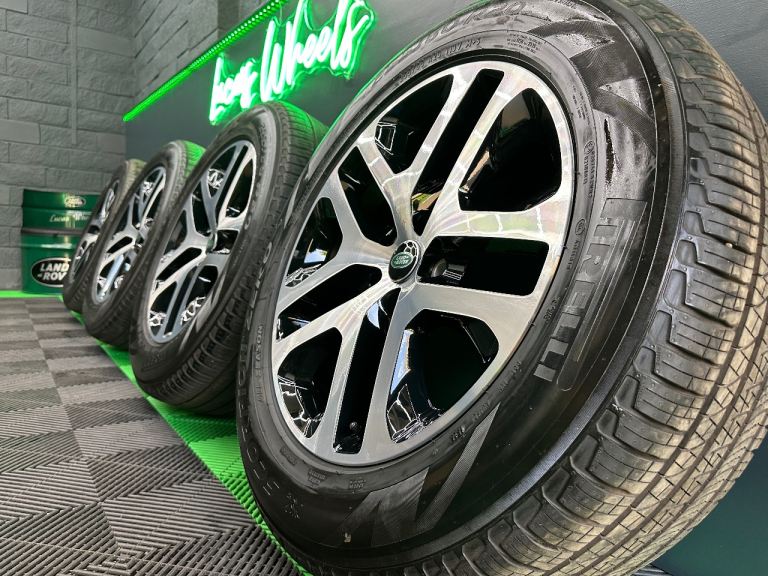 New Defender 90 / 110 L663 20” 5095 Diamond Cut & Black Alloy Wheels & all 5mm+ Pirelli Scorpions!
