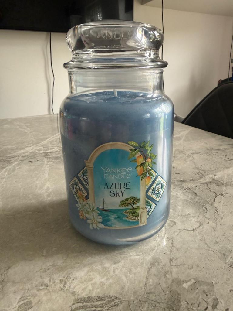 Yankee Candle Azure Sky Large Jar – Brand New