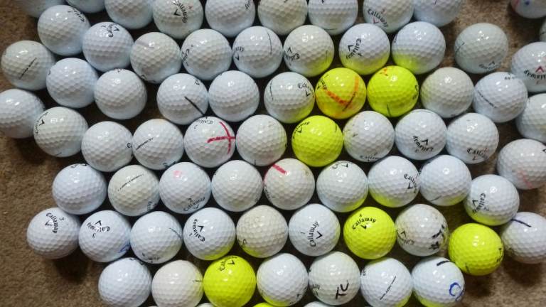 CALLAWAY USED GOLF BALLS, PRICE IS FOR A DOZEN, THANKS A LOT, COLLECTION B79 7US