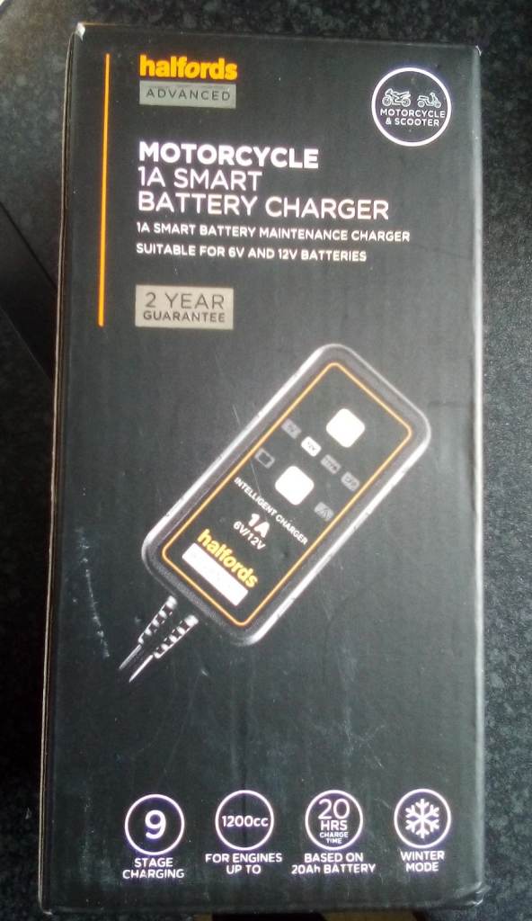 NEW Motorbike Lock, Charger, Multimeter, VGC Paddock Mate 