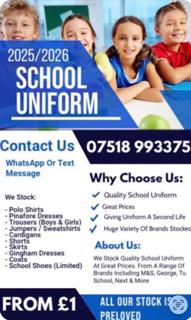 Quality School Uniform FROM £1 For Boys & Girls