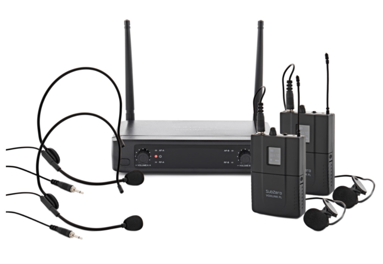 SubZero VOXLINK-Dual Lavalier & Headset Wireless Microphone System