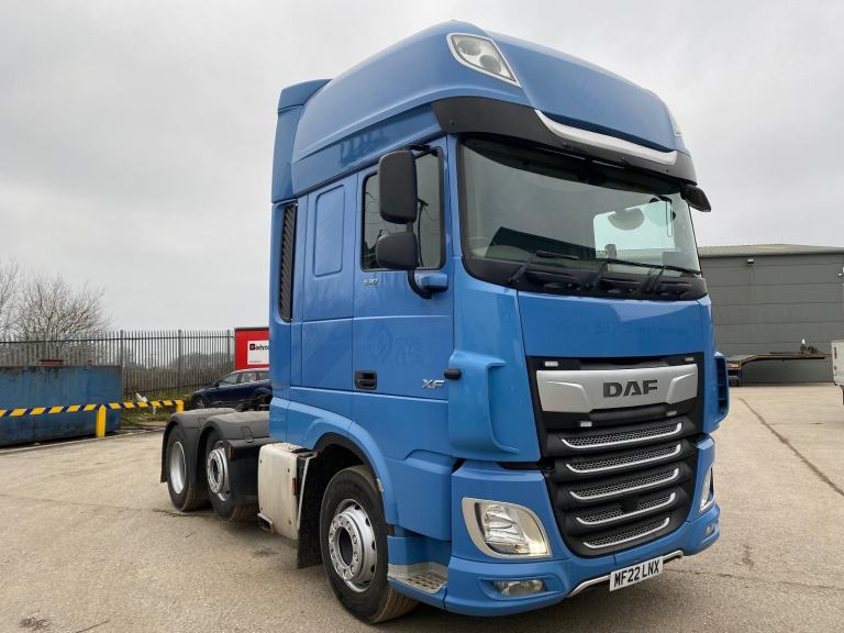 2022/22 DAF XF105 (460) 6X2 SUPER SPACE HIGH ROOF DOUBLE SLEEPER / HIVA TIP GEAR