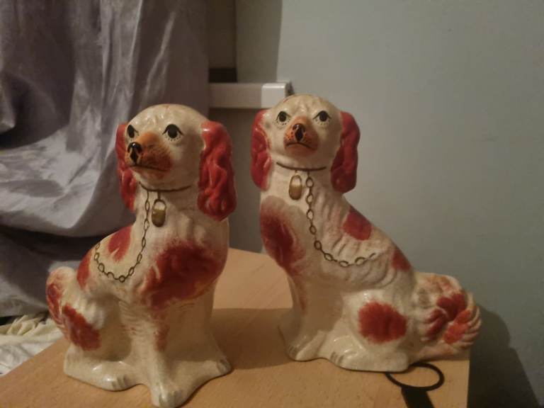 Staffordshire dogs a pair 