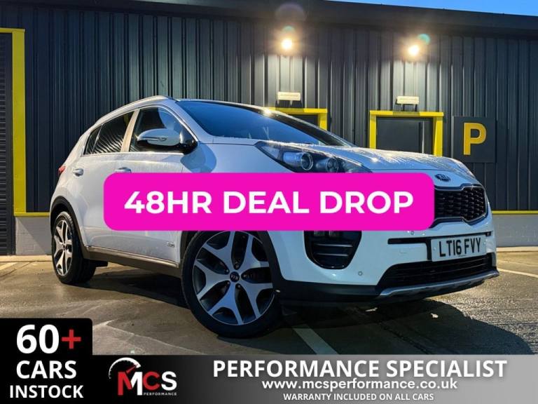 2016 Kia Sportage 1.6 T-GDi GT-Line SUV 5dr Petrol DCT AWD Euro 6 (174 bhp) ESTATE Petrol Automatic