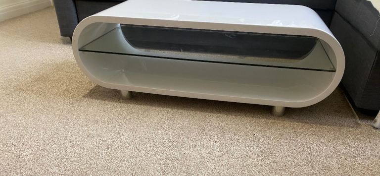 White Gloss TV Stand