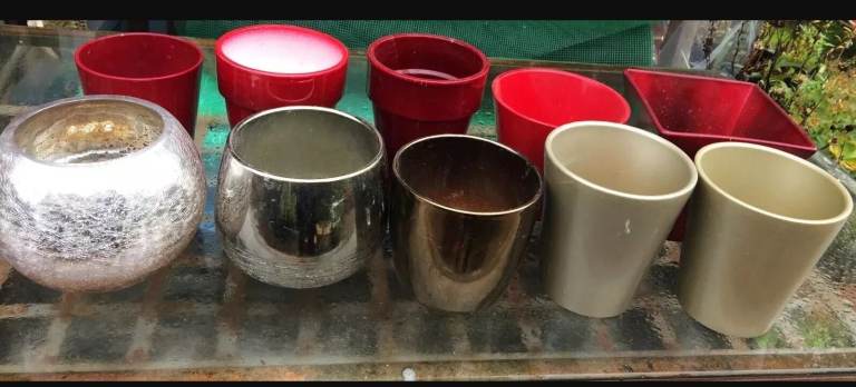 Plant pots ceramic indoor £2 each