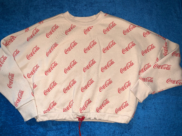 Coca Cola Sweatshirt Size 2XS UK 4/6 IP1