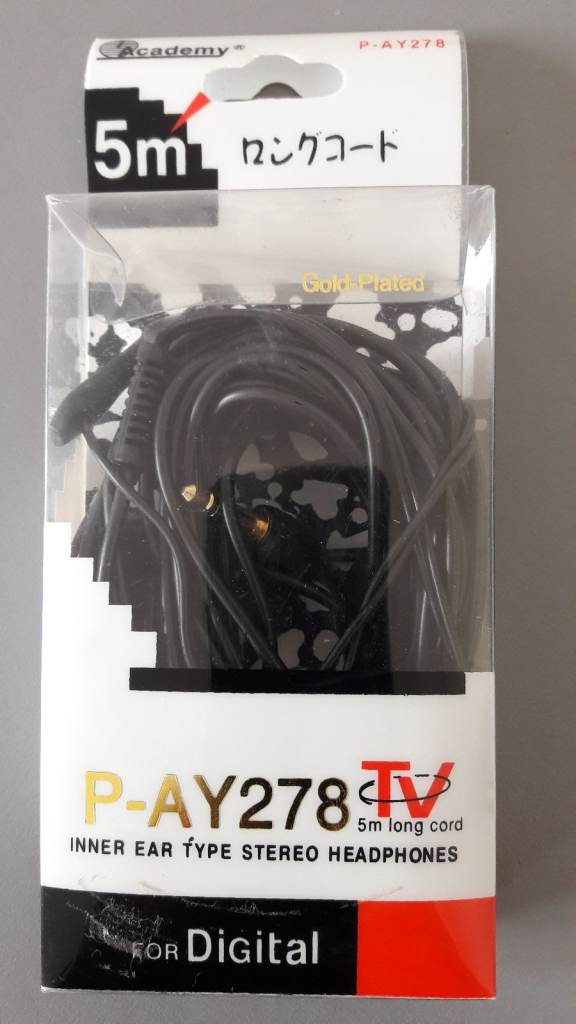 Headphones BRAND NEW UNUSED - Academy inner ear type stereo – post or collect