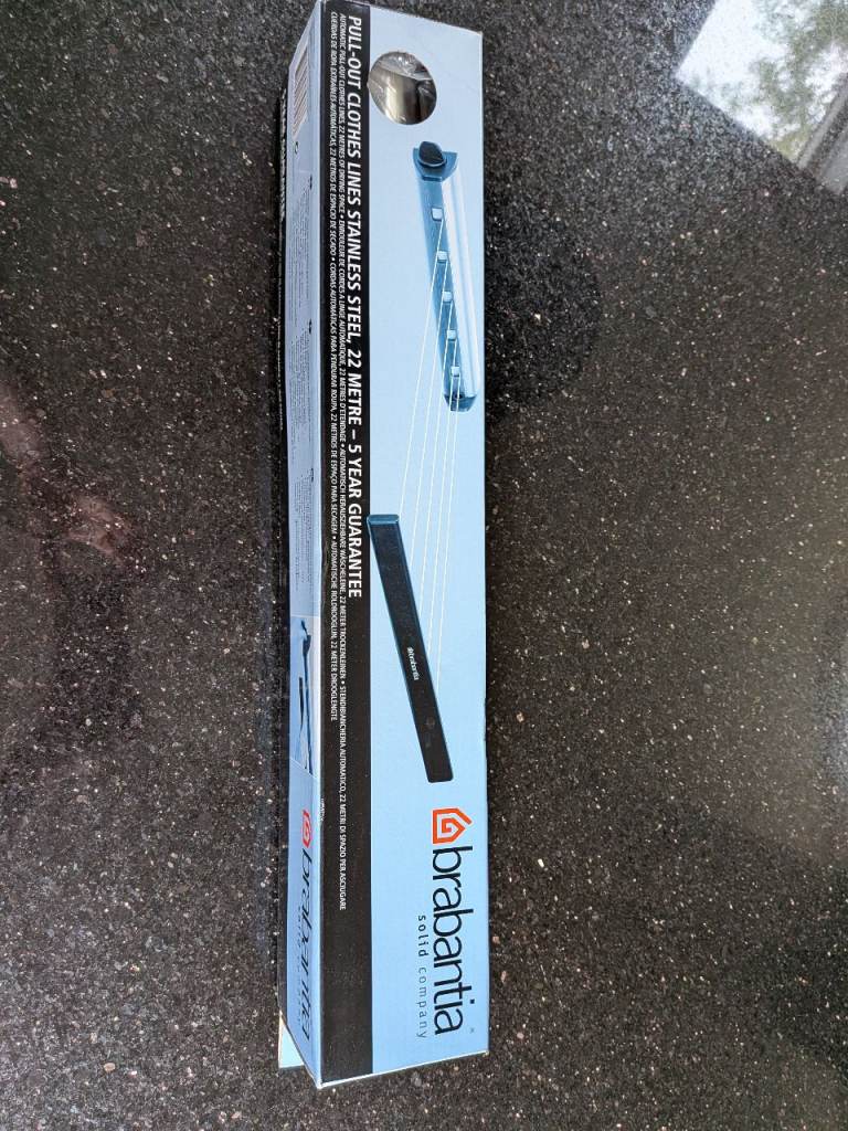 Brabantia Pull-Out Clothes Line 22 Metre – Brand New