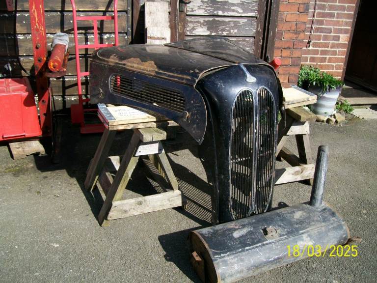 ford pop popular anglia 103e upright custom rod grille bonnets tank