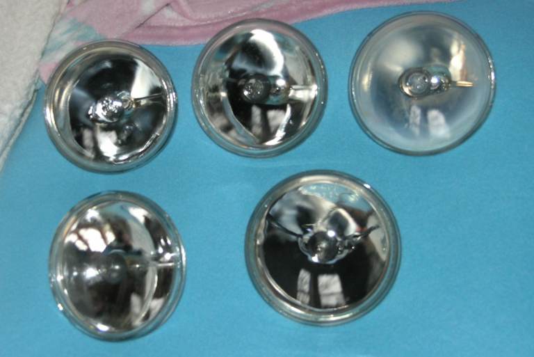 5 Vintage Car Spotlight Lamps Model GE4515. 30 Watt  £9 Lot Weymouth
