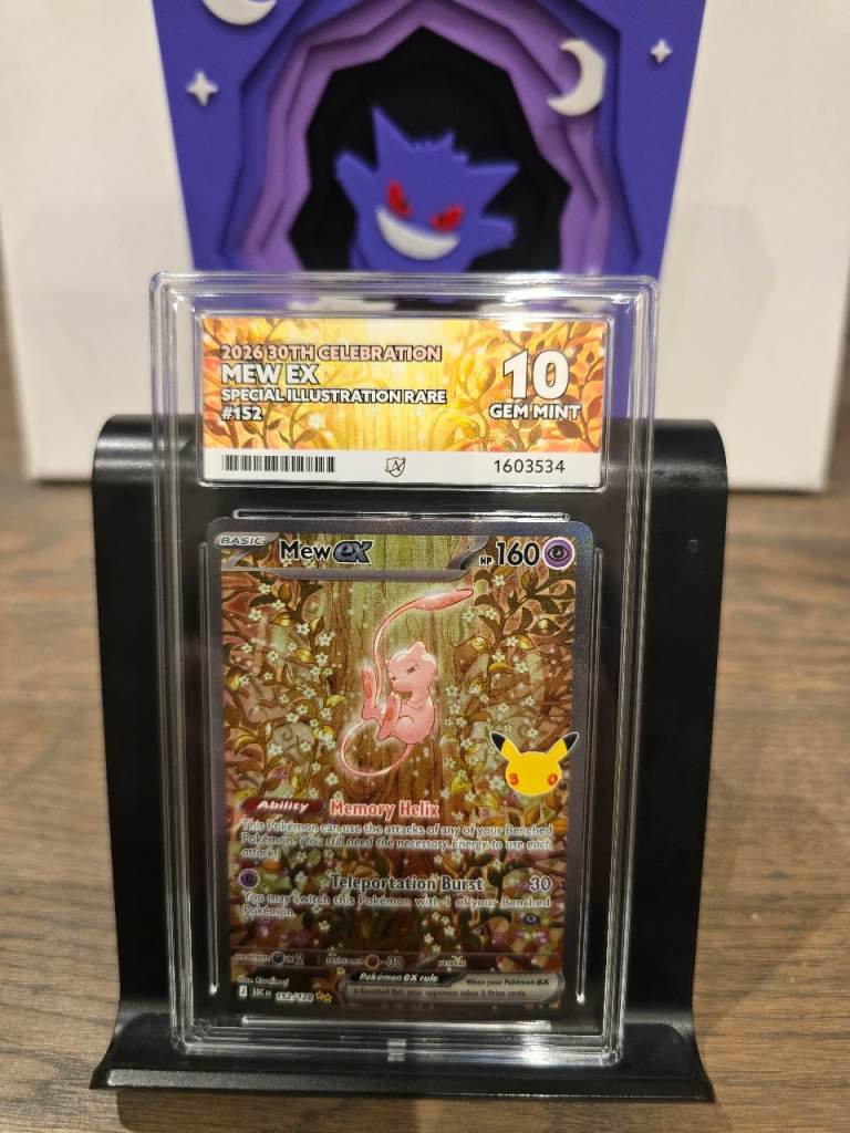 Pokemon MEW EX 2026 30th Celebration Special Illustration Rare - GEM MINT 10