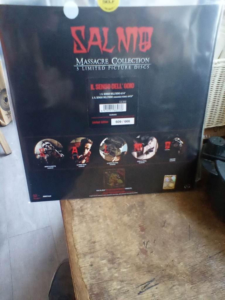SALMO, IL SENSO DELL'ODIO,. LIMITED EDTION PICTURE DISC ,.  