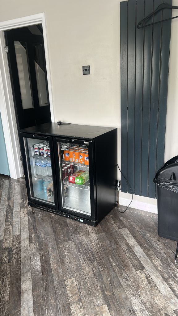 Double Door Display Drinks Fridge - Good Condition
