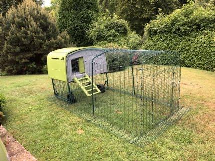 Omlet Eglu Cube Chicken Coop with 3m Run - Clean & ready for new owners