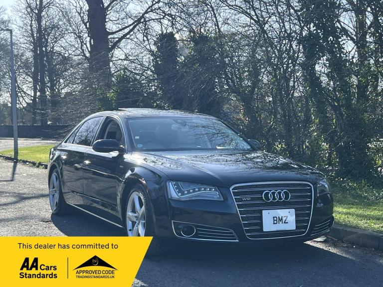 2012 Audi A8 6.3 W12 QUATRRO TIPTRONIC LWB AUTO 4DR  SALOON Petrol Automatic