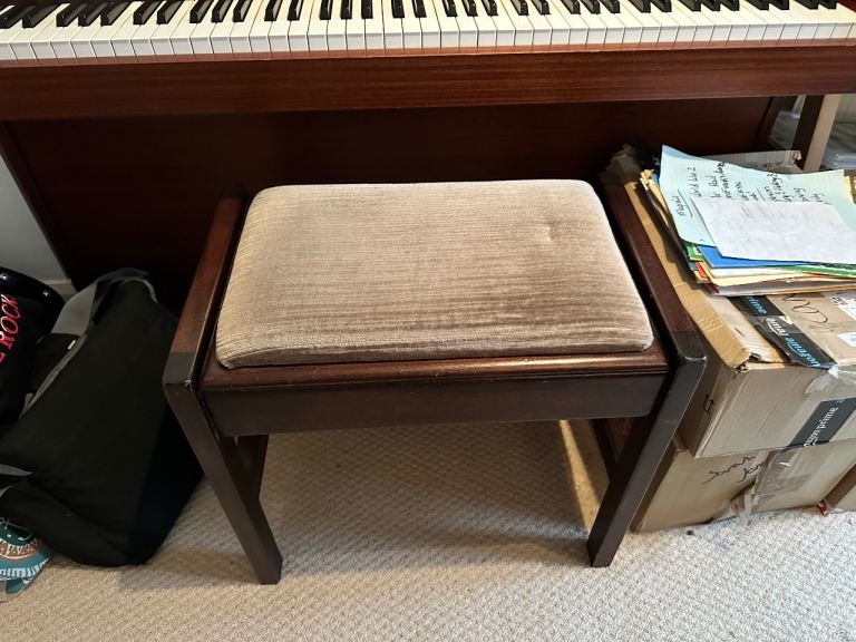Mahogany Piano Stool 