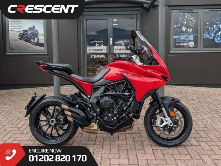 MV AGUSTA TURISMO VELOCE ROSSO 2023 - 2698 MILES - CHARGER - 1 OWNER - 2 STAMPS