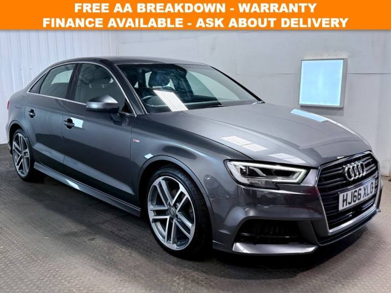 2016 66 AUDI A3 2.0 TDI S LINE SALOON 4DR DIESEL MANUAL EURO 6 (S/S) (150 PS) DI