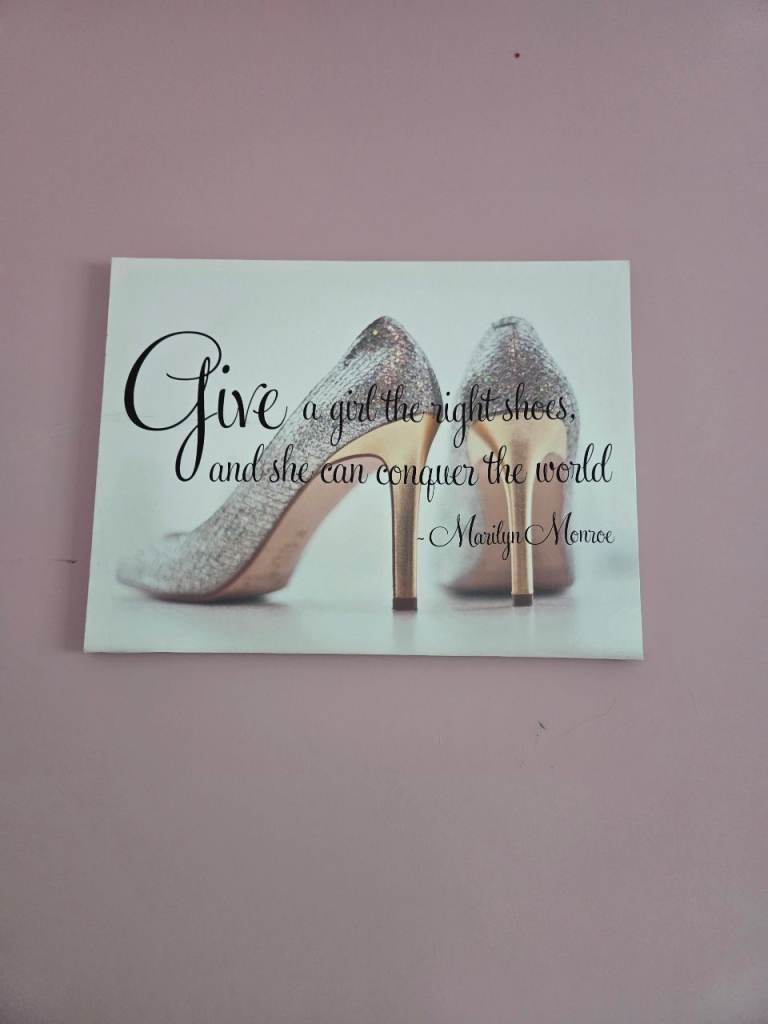 Shoe canvas artwork